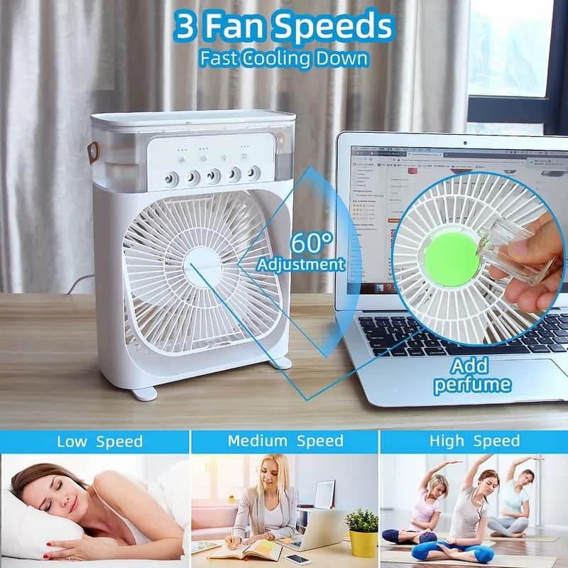 Portable Mist Air Cooler – Mini AC Fan & Humidifier