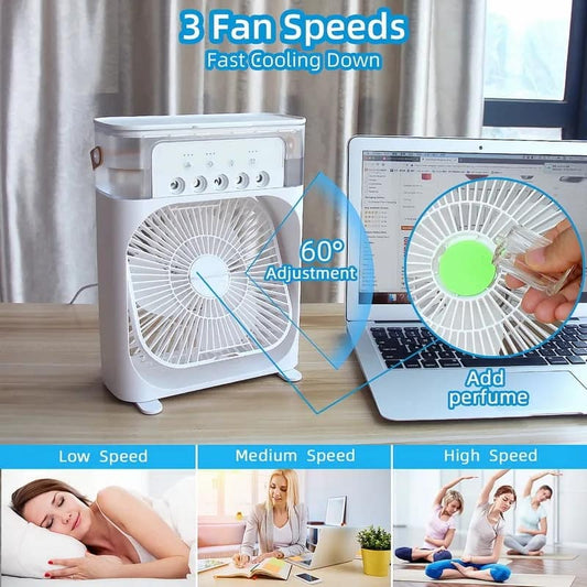 Portable Mist Air Cooler – Mini AC Fan & Humidifier