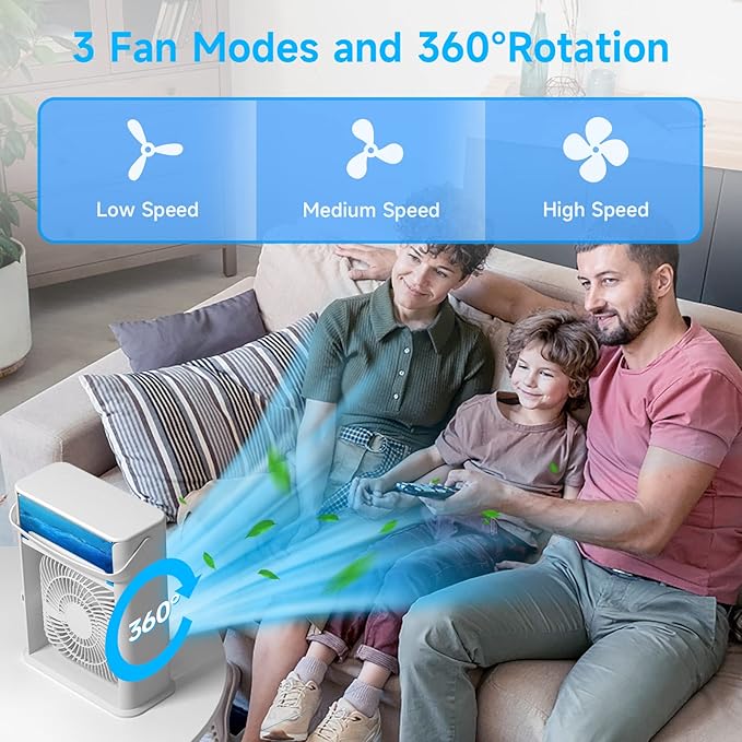 Portable Mist Air Cooler – Mini AC Fan & Humidifier